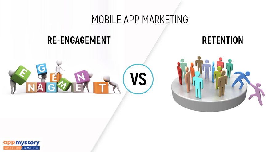 Mobile App marketing: Re-engagement vs Retention